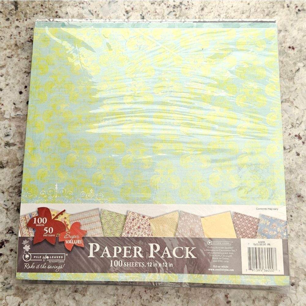 Scrapbooking Paper Pack 100 Sheets 12x12